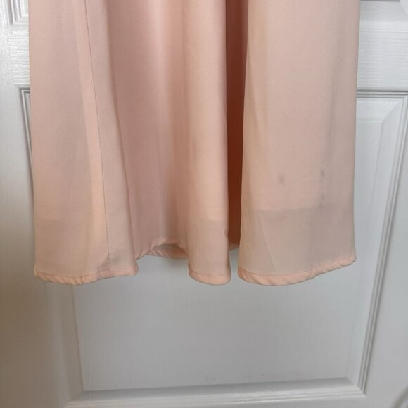 JILL STUART Iva Bridesmaid Maxi Dress size 4 Peach Sleeveless BHNDL Anthro - Picture 3 of 9
